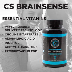 BrainSense packaging box signaling quality and USA manufacturing