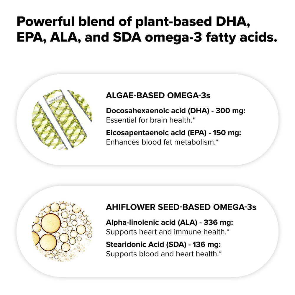 Complement Vegan Omega-3 compostable pouch packaging for eco-friendly living