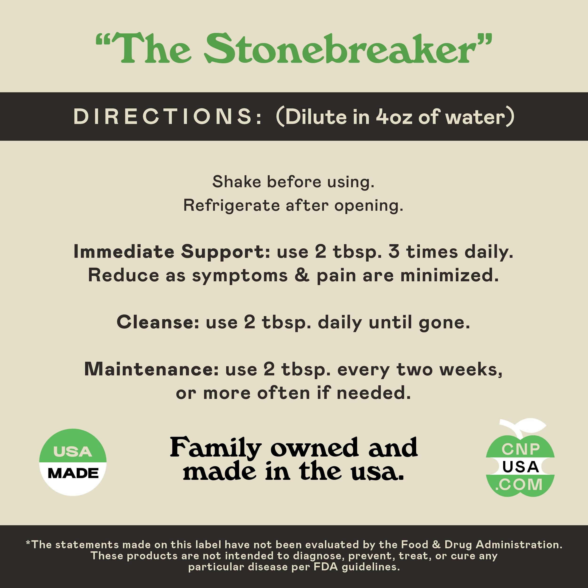 Bottle and spoon from Complete Natural Products shows precise dosing options.