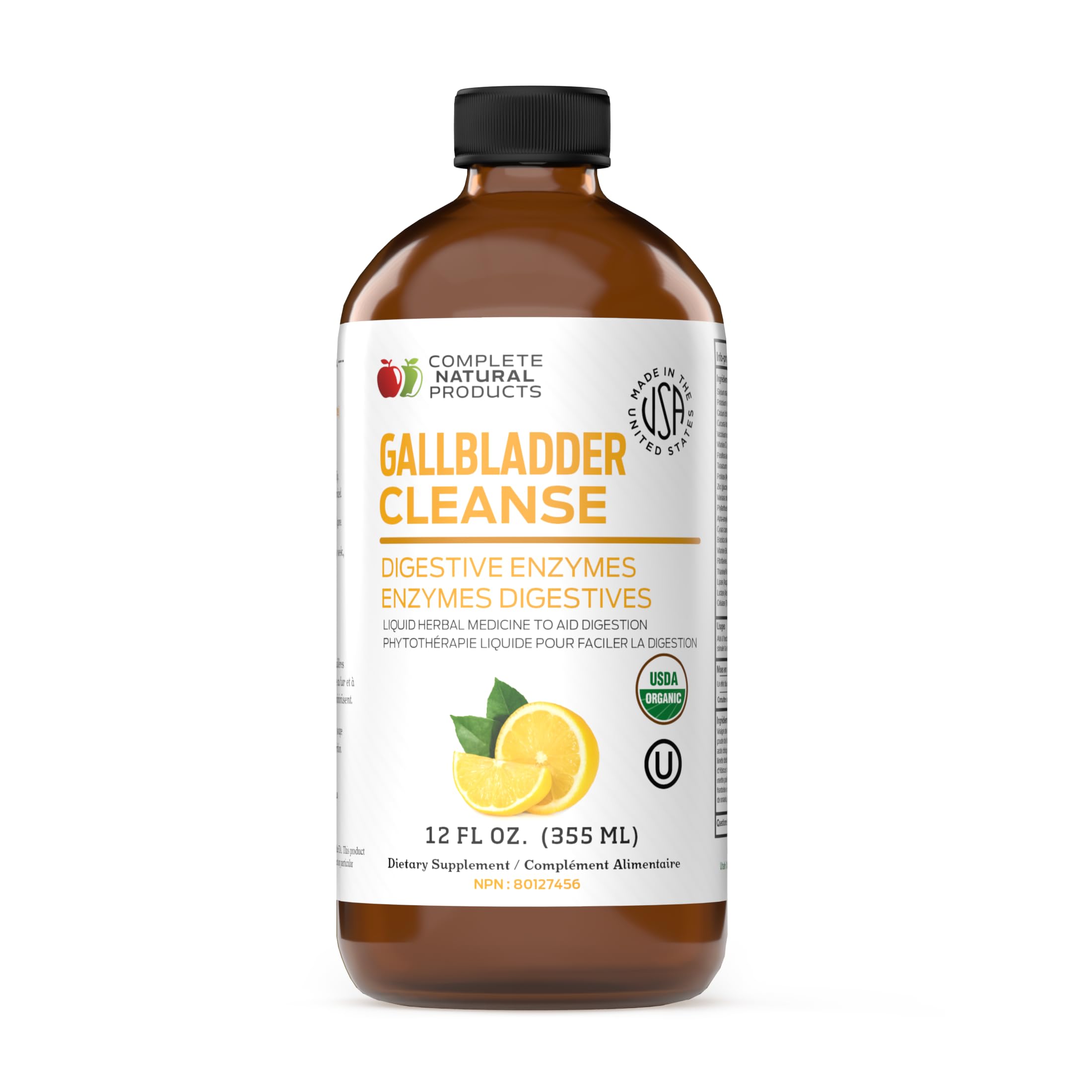 Complete Natural Gallbladder Complete bottle pour for easy daily use.