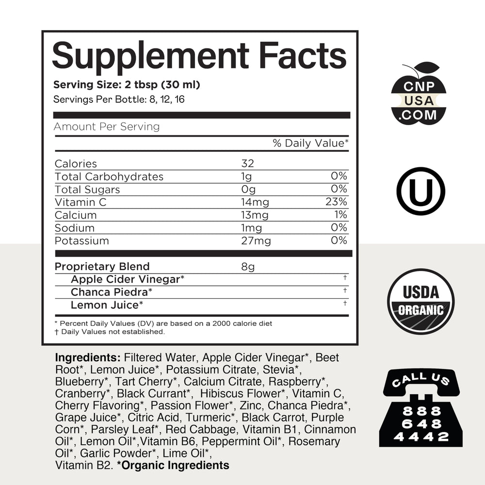 Complete Natural Kidney Complete bottle pour shows easy dosing for on the go.