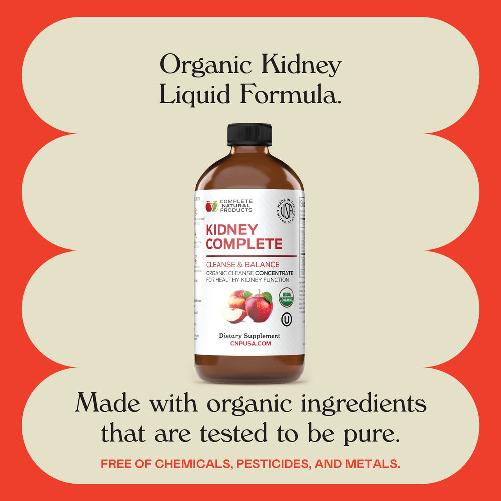 Complete Natural Kidney Complete dropper in use shows precise, gentle servings.