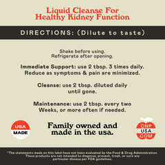 Complete Natural Kidney Complete ingredients panel highlights organic botanicals for everyday wellness.