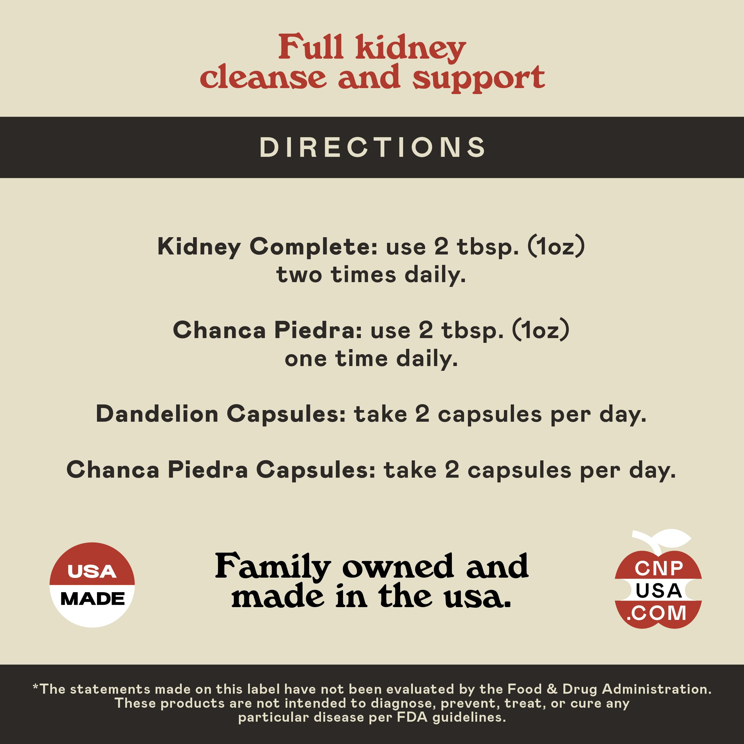 Complete Natural Kidney Complete liquid concentrate designed for quick absorption.