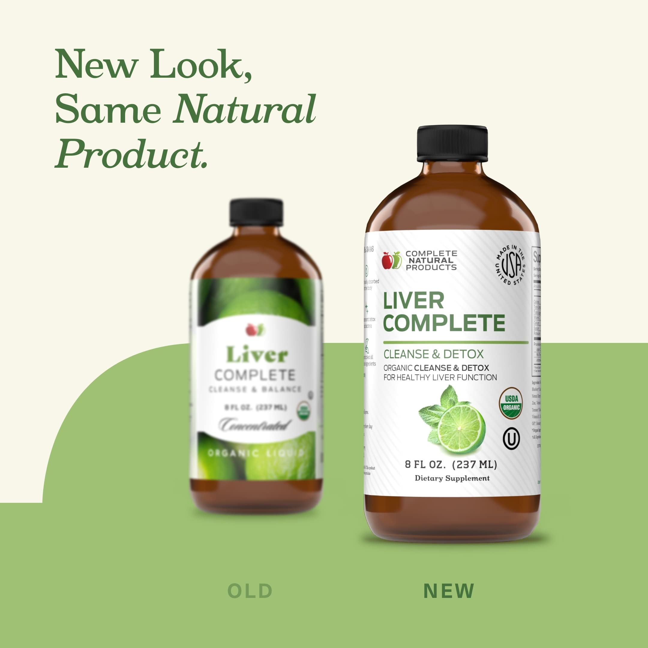 Pourable tincture from Complete Natural Liver Complete Liquid for easy mixing.