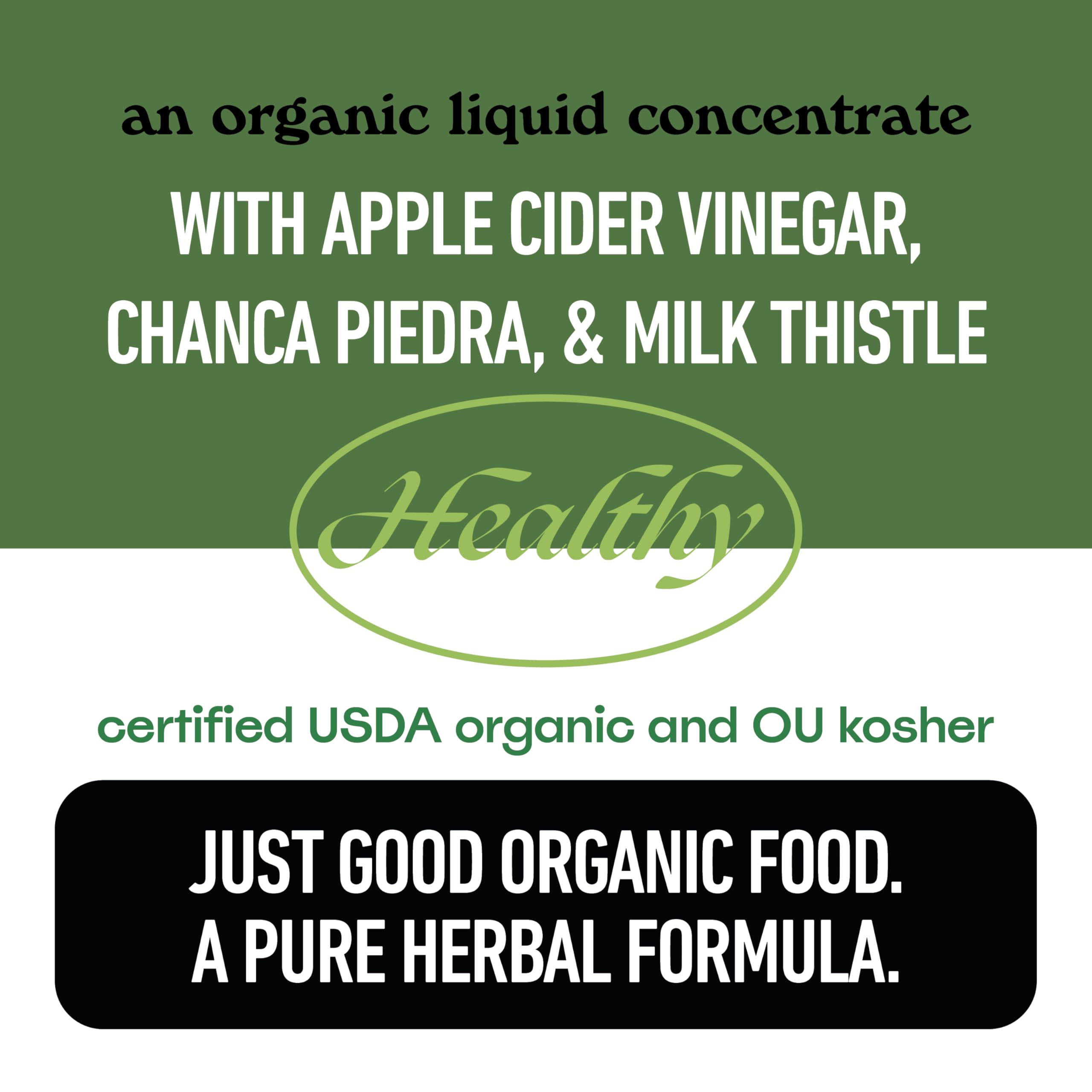 Close-up of Complete Natural Liver Complete milk thistle, chanca piedra, and dandelion ingredients for a natural liver-support blend.