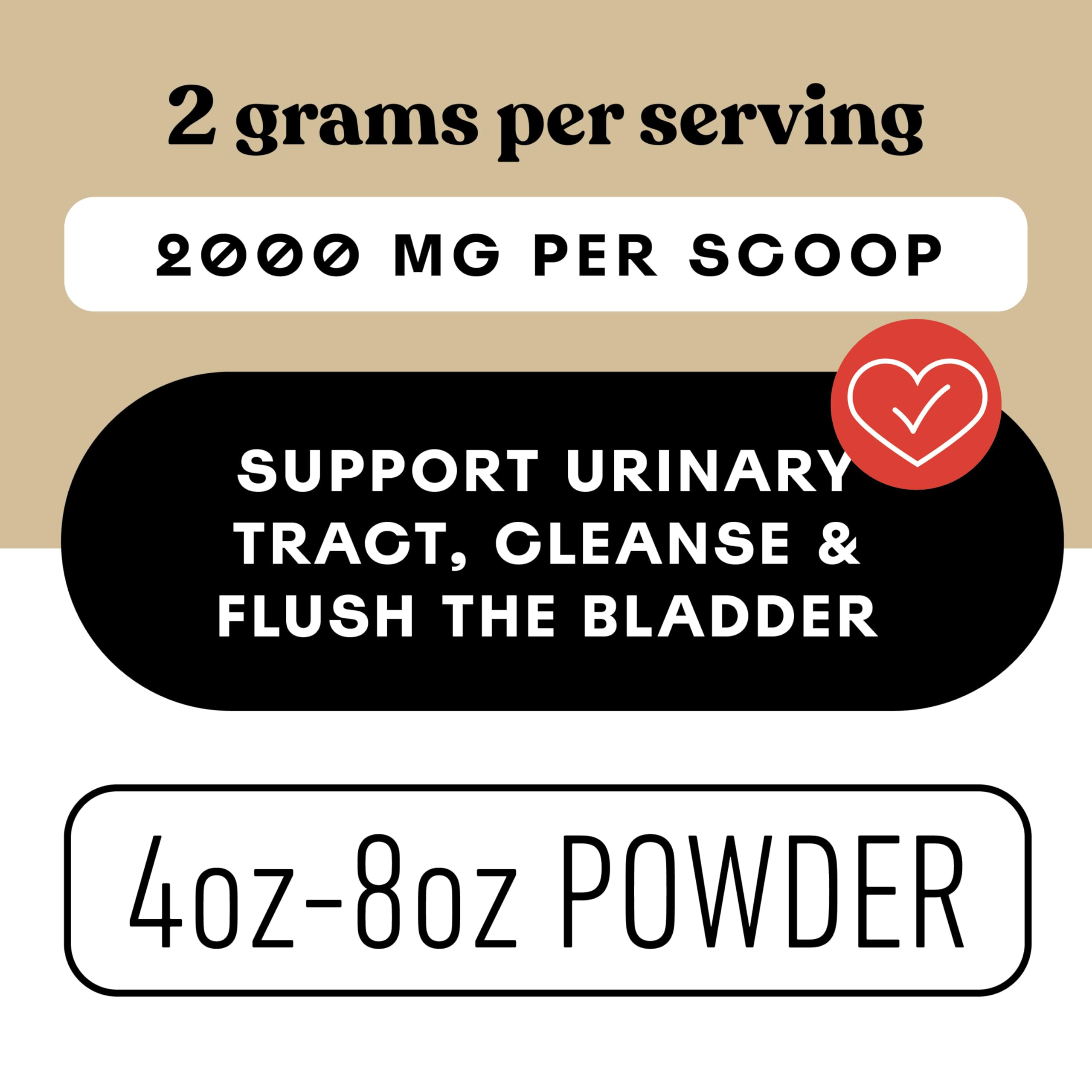 D Mannose powder being stirred into juice for convenient use.