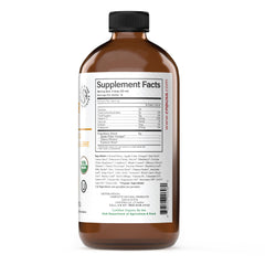 Complete Natural Products fast-absorbing-liquid-form poured into water for quick absorption.