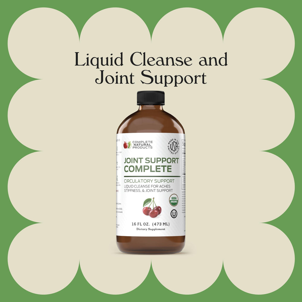 Complete Natural Products glucosamine-chondroitin-msm blend label supports cartilage health