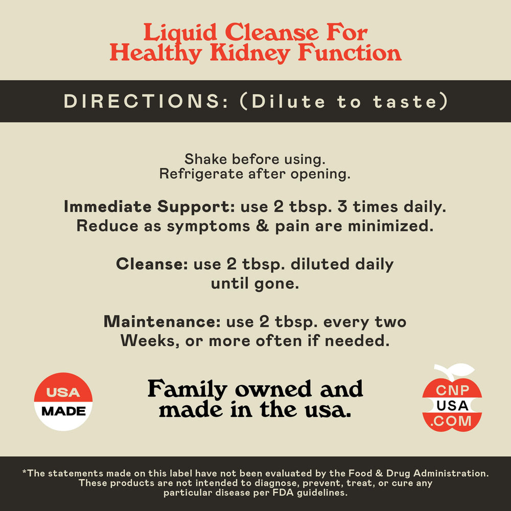 Complete Natural Products Kidney Complete bottle label displays organic certified quality.