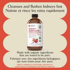 Complete Natural Products Kidney Complete liquid dosage spoon emphasizes easy administration.