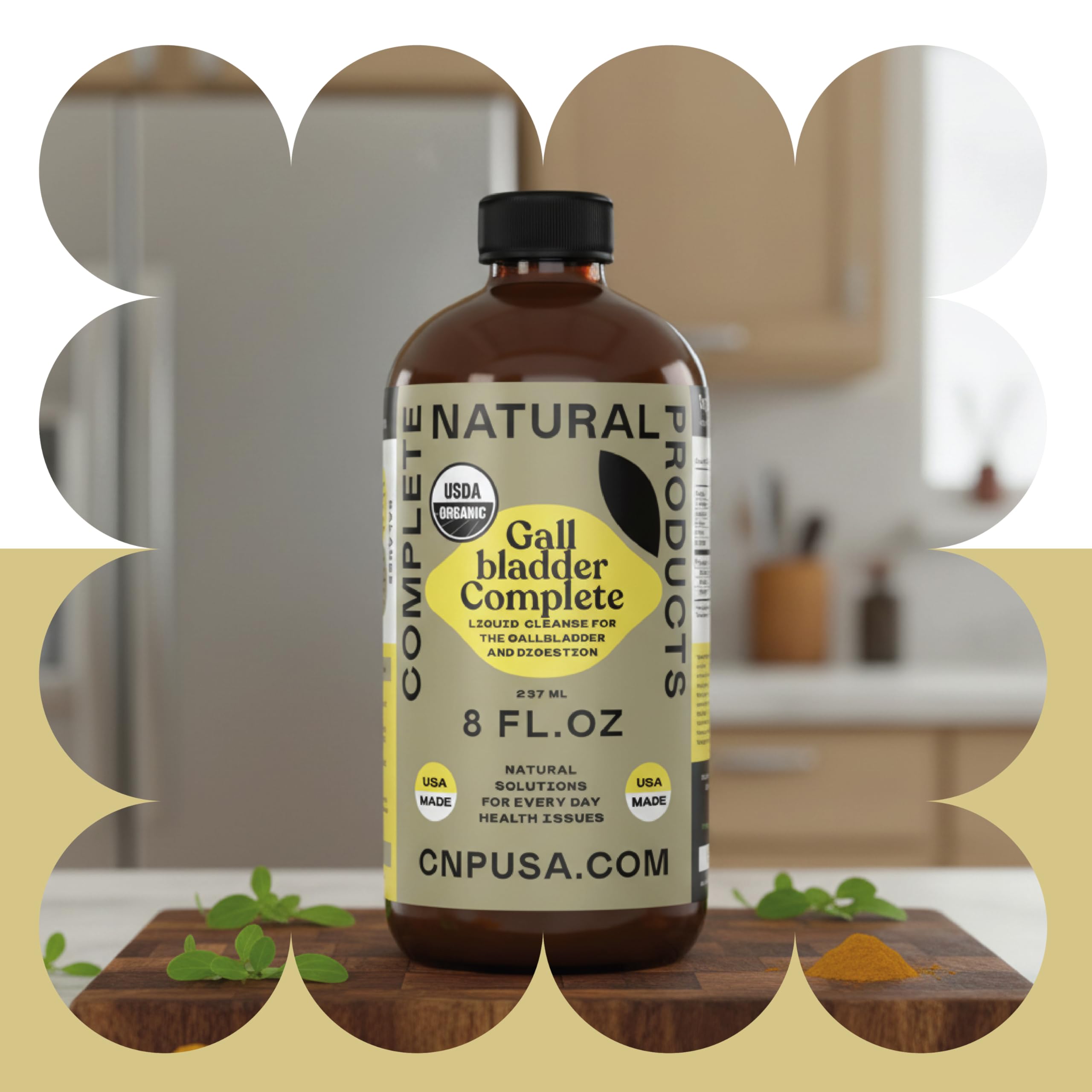Complete Natural Products liquid concentrate with measuring dropper for easy dosing.
