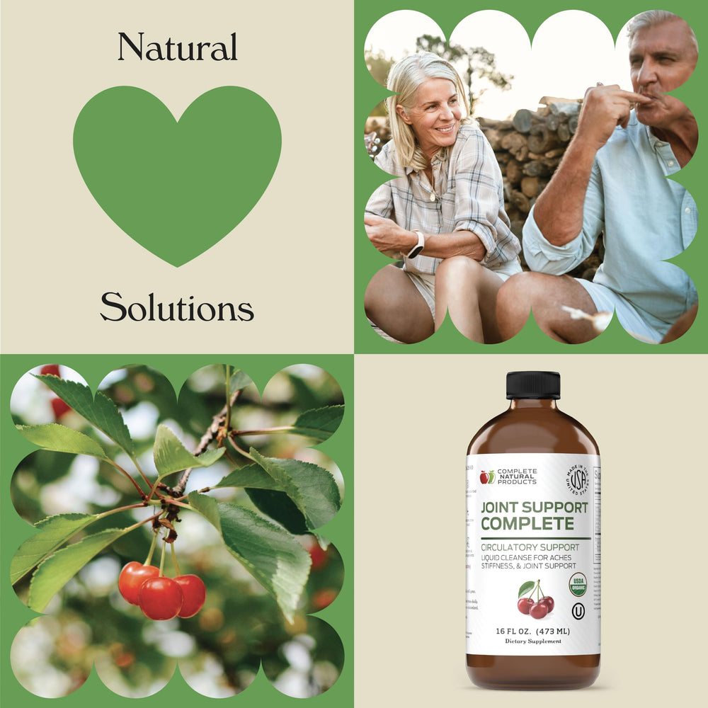 Complete Natural Products uric acid cleanse illustration suggesting detox support