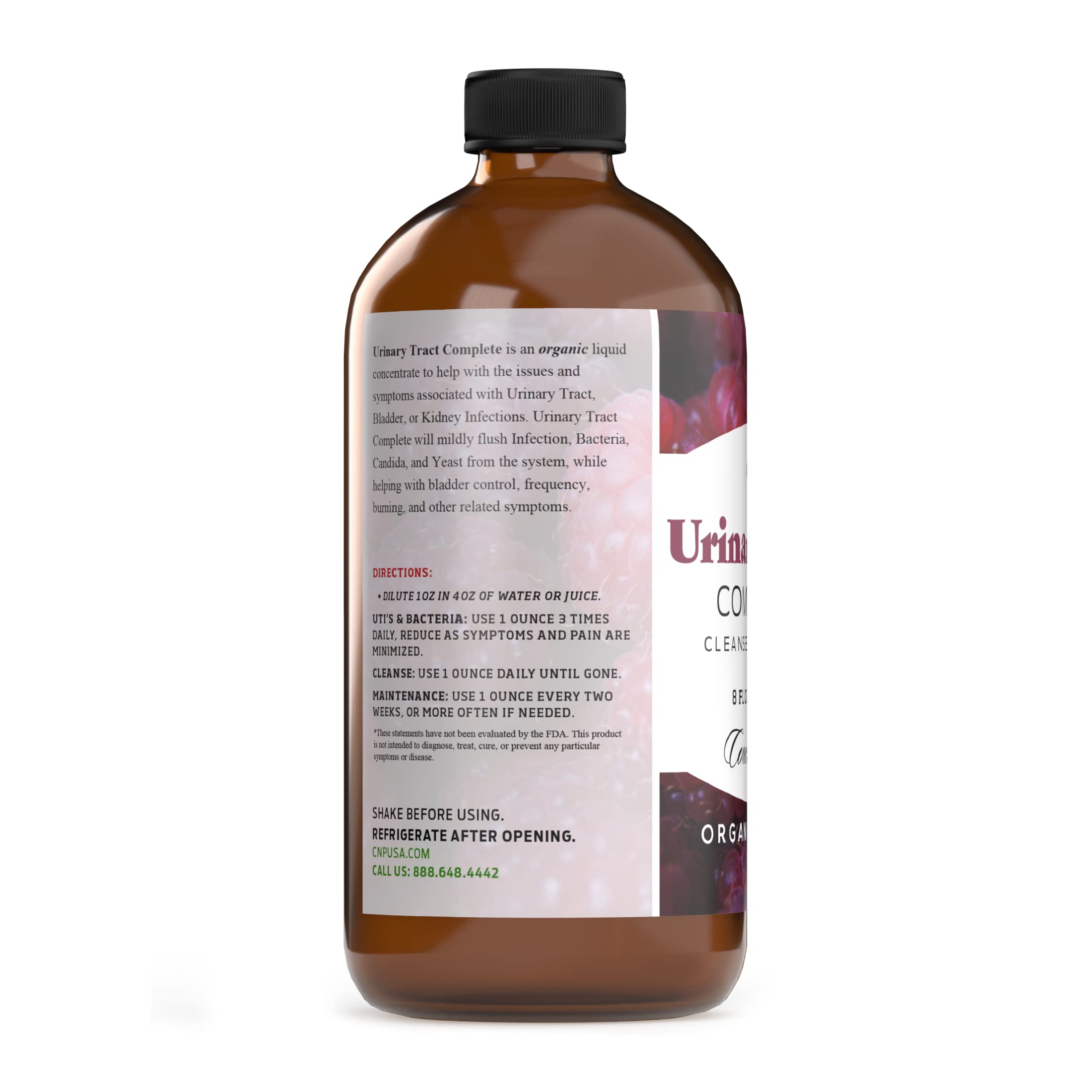 Complete Natural Products Urinary Tract Complete liquid dropper shows easy dosing and fast absorption.