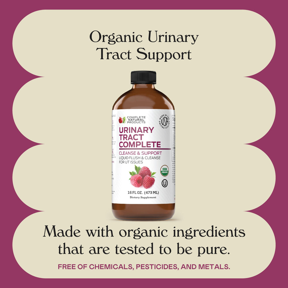 Apple cider vinegar note supports pH balance for urinary comfort.