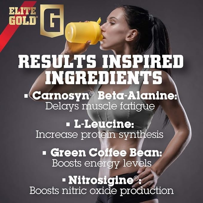 Complete Nutrition Elite Gold Amino Uptake 8.46 oz tub ready for daily use.