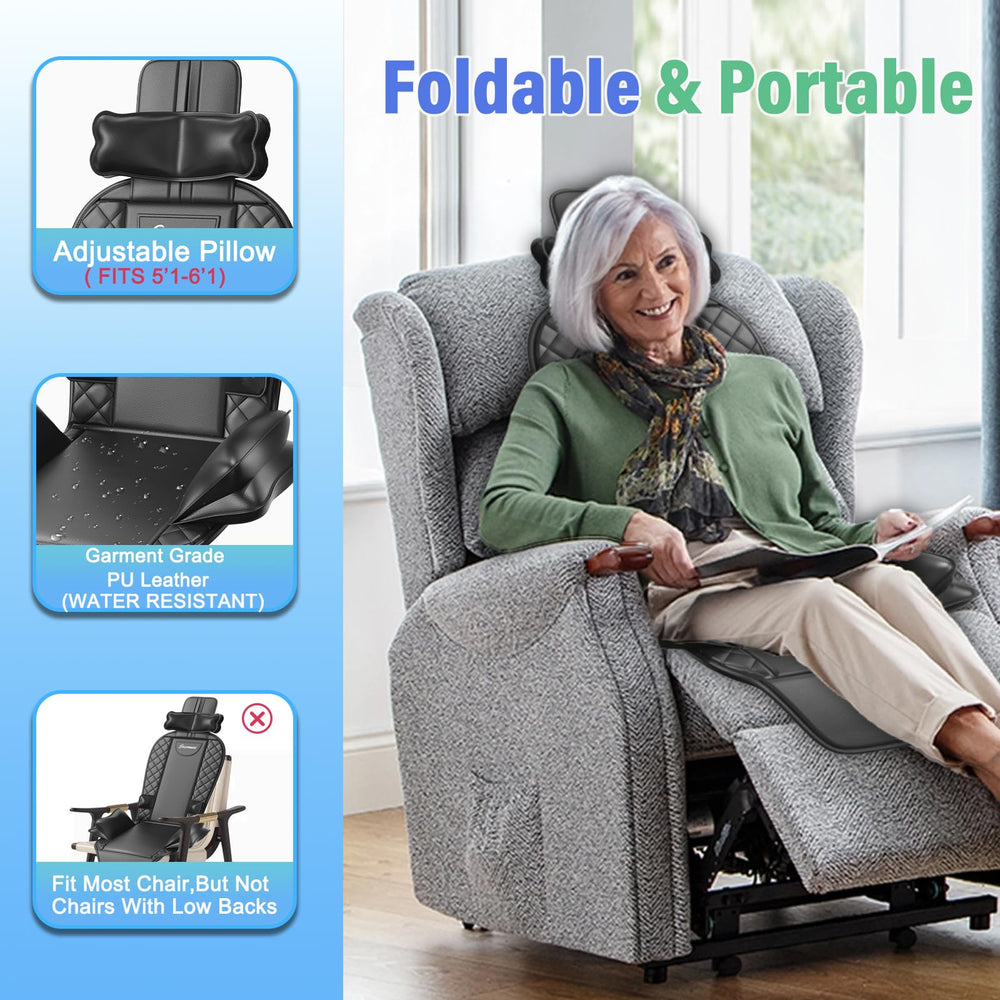comrelax foldable design for easy storage at home or work.