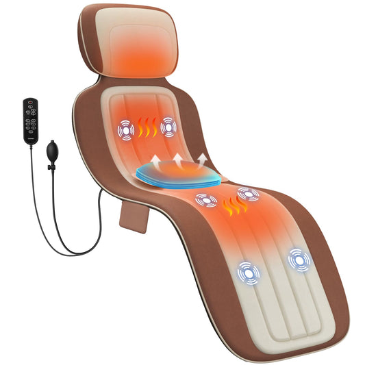 comrelax full body massage mat with heat on sofa for relaxation