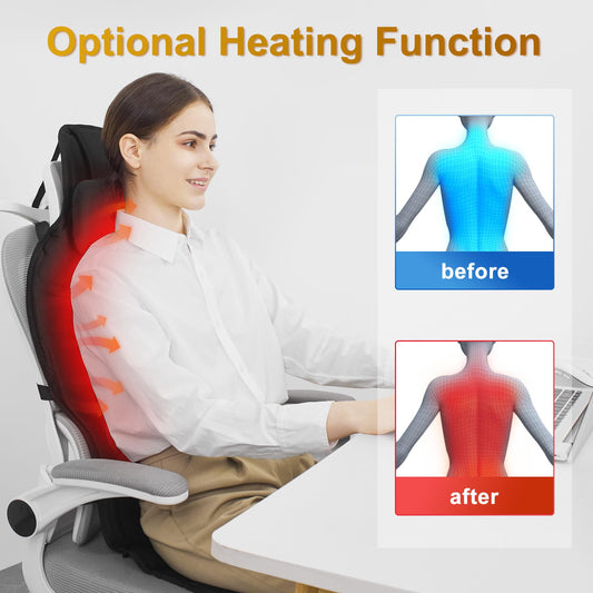 Comrelax portable chair massager cushion suits couches and desks for easy relaxation