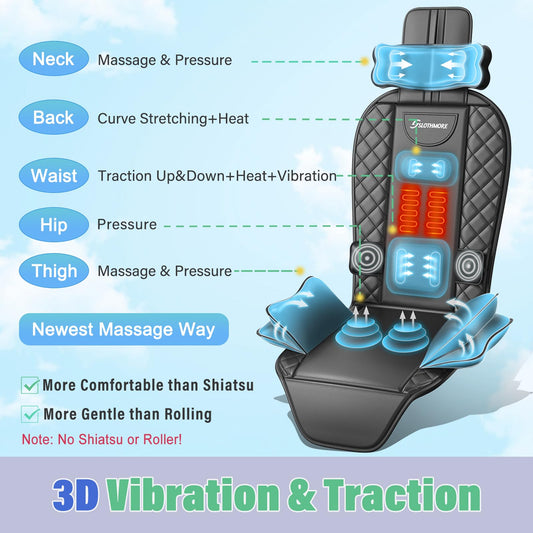 comrelax seat massager pad with vibration for office relaxation.