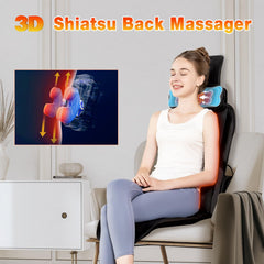 Comrelax kneading rollers move along the back for a targeted massage