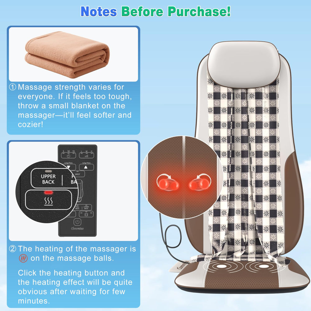 Comrelax two adapters power option for continuous use.