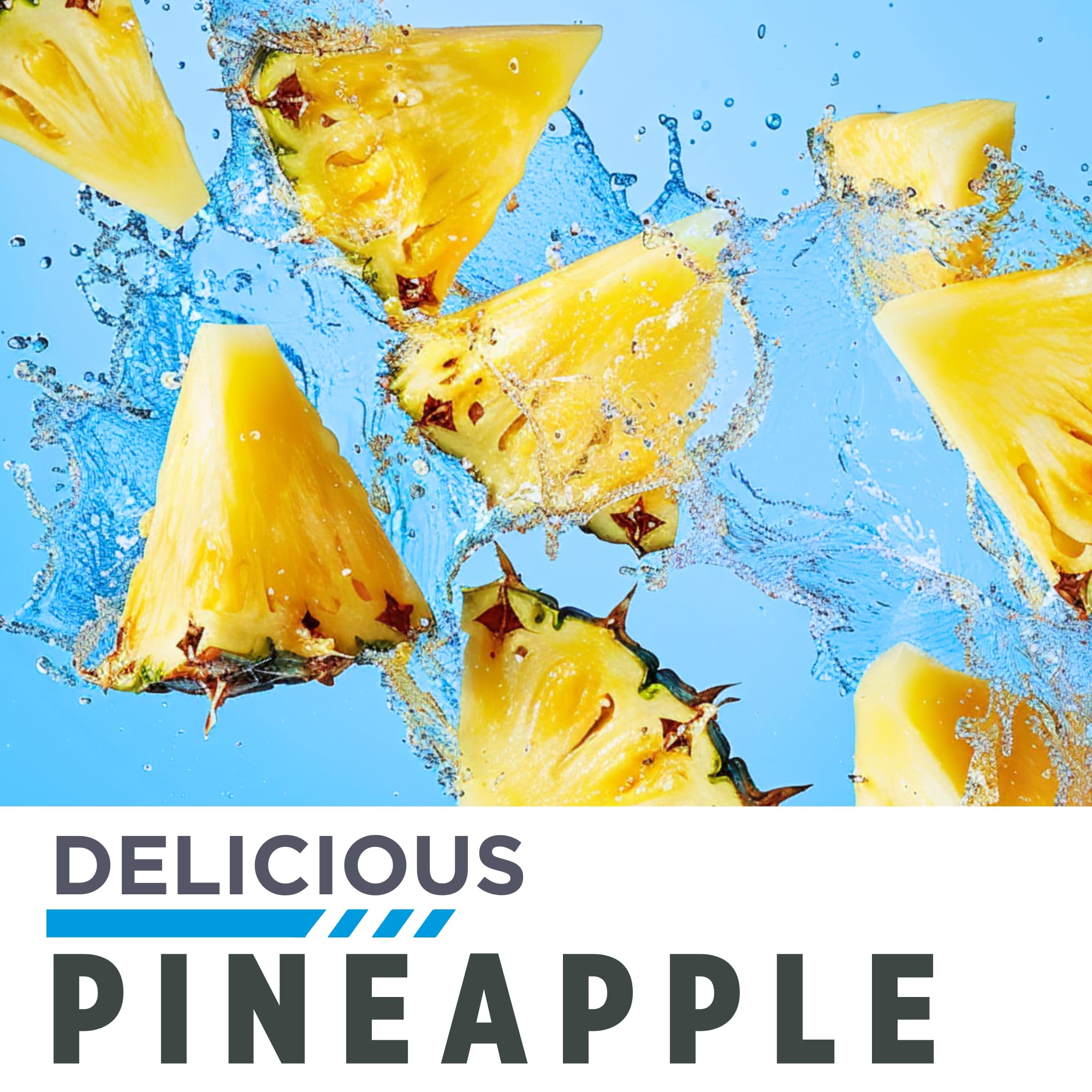 CON-CRET Creatine HCl pineapple label close-up with NSF and USA-made claims