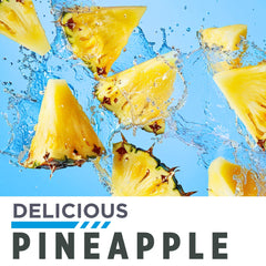 CON-CRET Creatine HCl pineapple label close-up with NSF and USA-made claims
