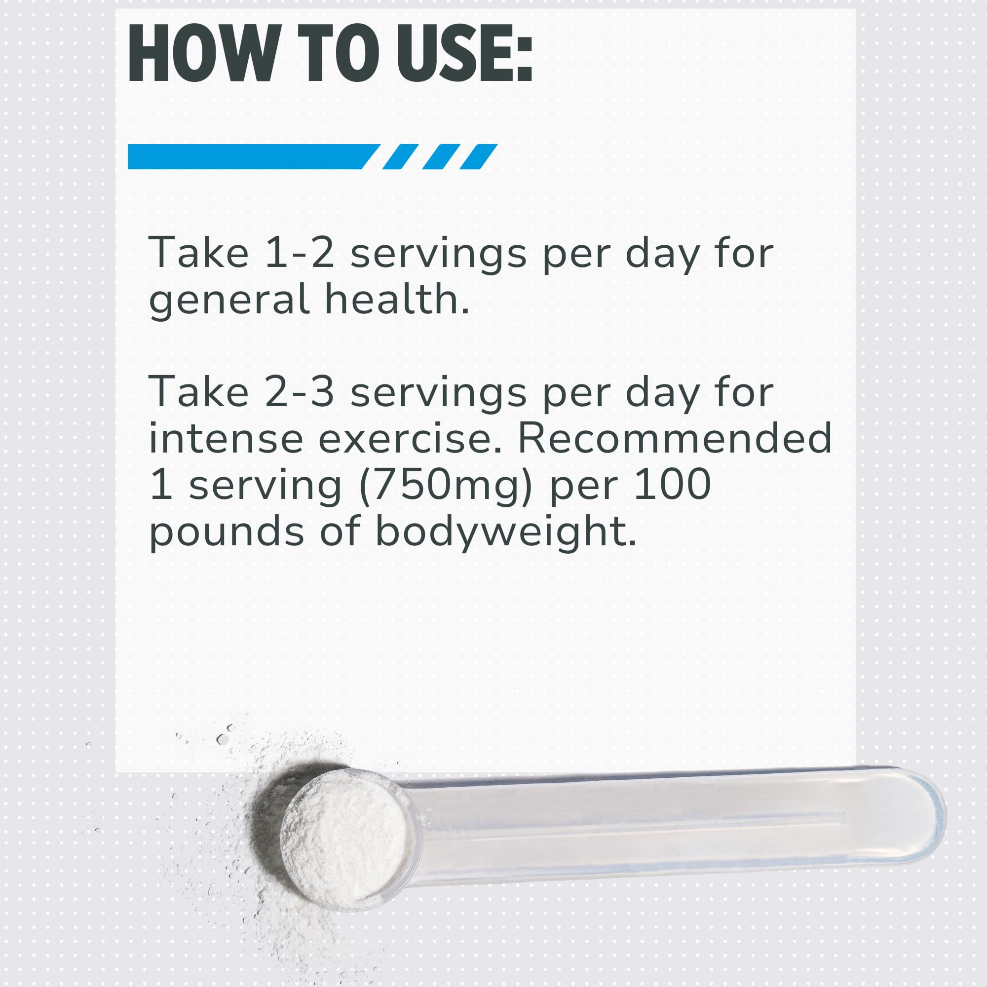 CON-CRET Creatine HCl powder dissolves quickly in water for smooth mixing.