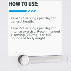 CON-CRET Creatine HCl powder dissolves quickly in water for smooth mixing.