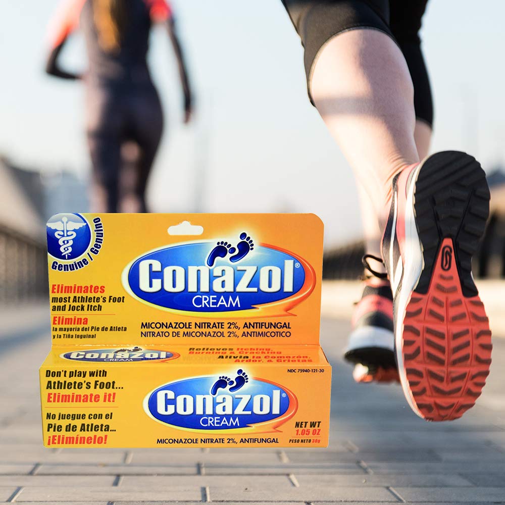 Conazol 3-pack display highlights value and ongoing protection.