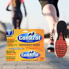 Conazol 3-pack display highlights value and ongoing protection.