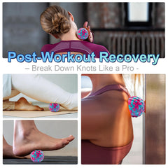 Coniflor ball targets back, legs, and feet for simple self-care routines