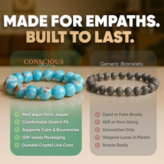 Conscious Items Empath’s Shield packaging-display ready for gifting to caregivers and empaths.