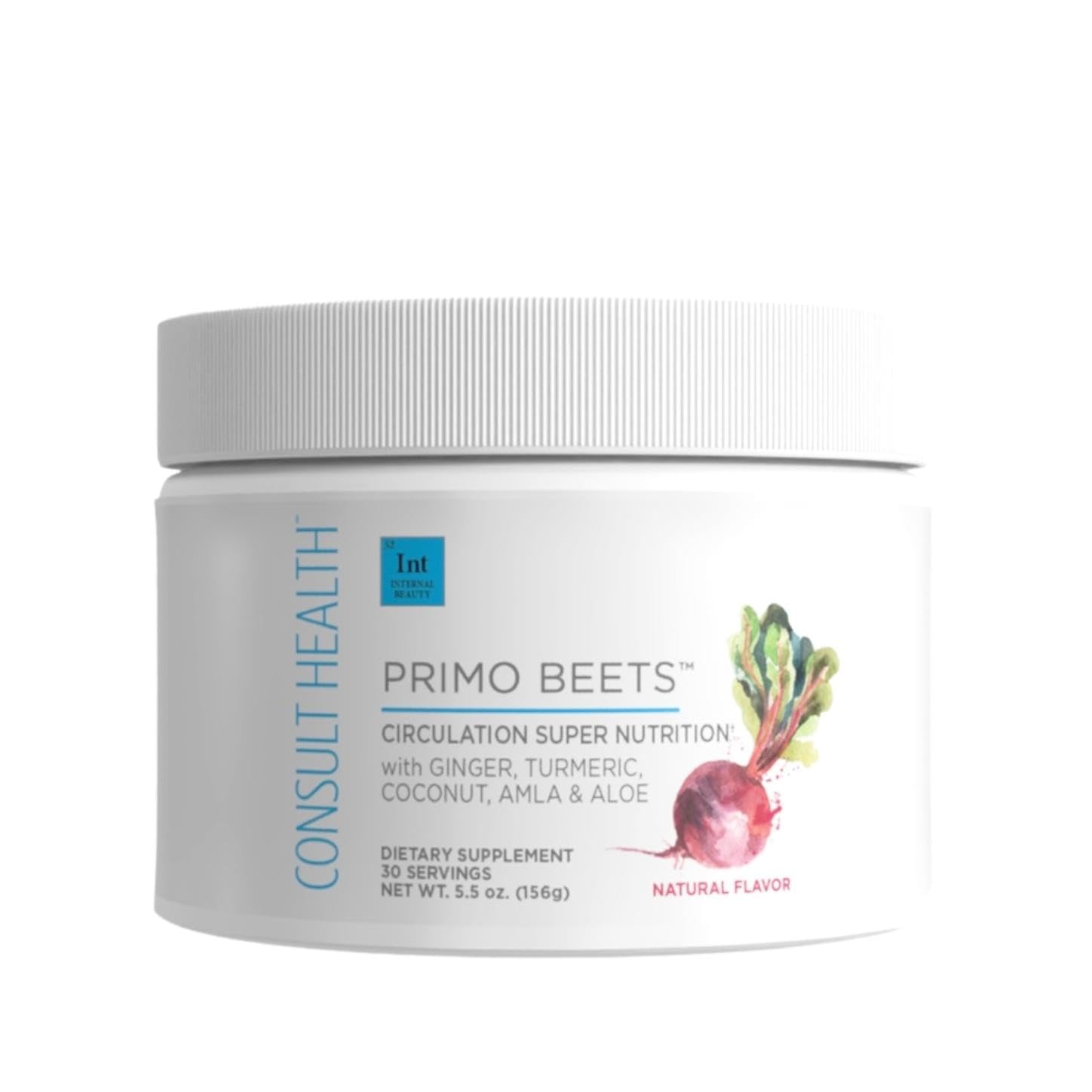 Consult Beaute Primo Beets bottle pour for energy support