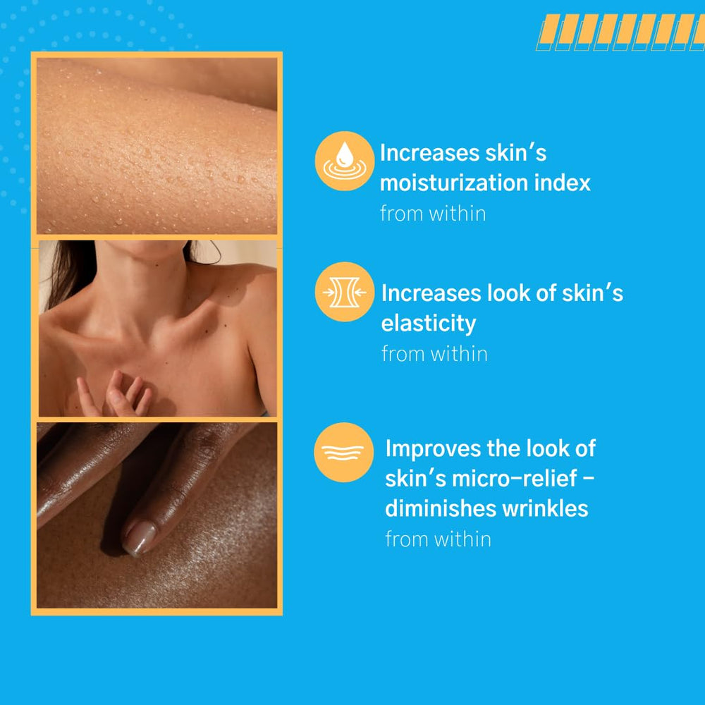 Hyaluronic acid emphasis in Consult Health formula for improved skin moisture.