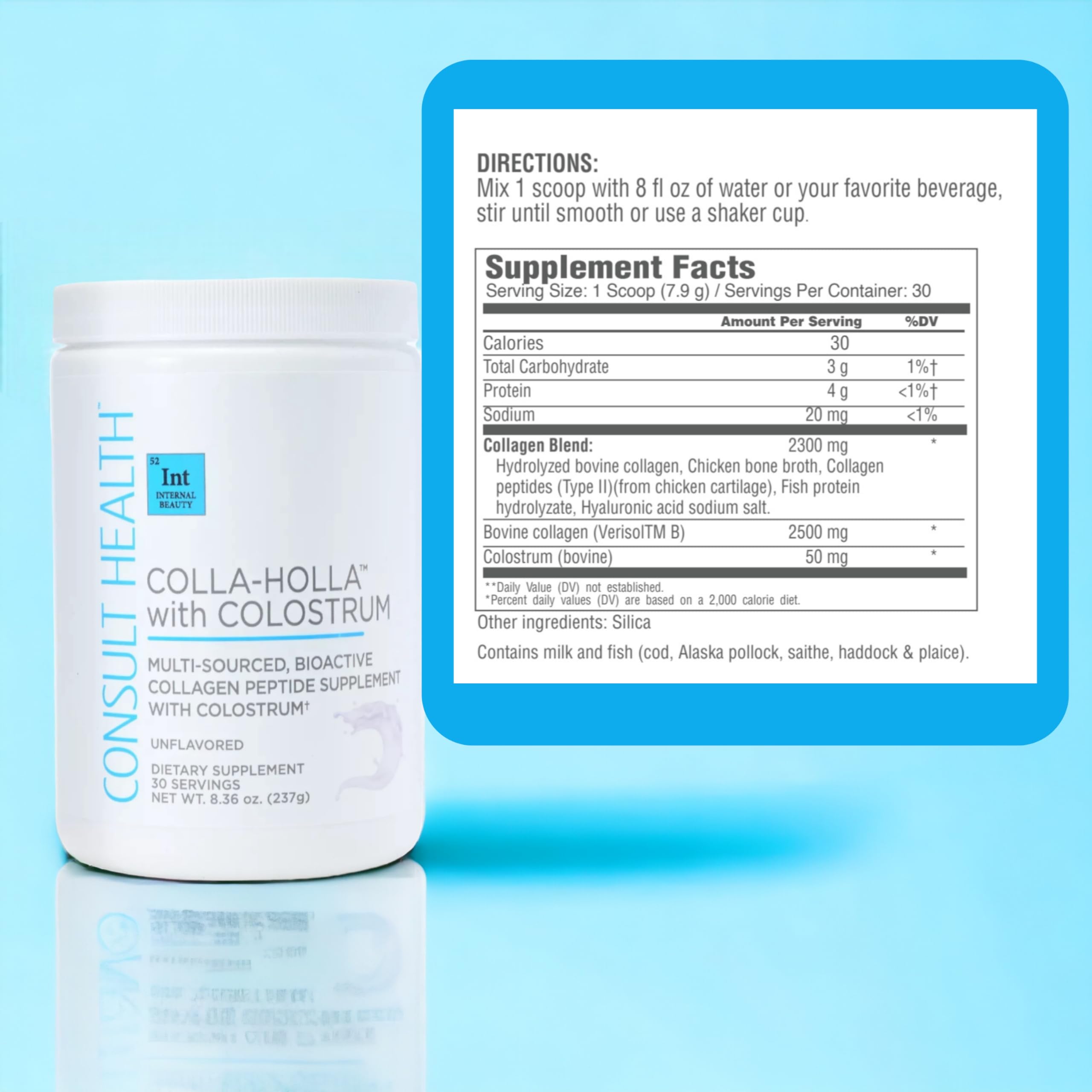 Consult Health Colla Holla hair and nails nourishment supporting resilience.