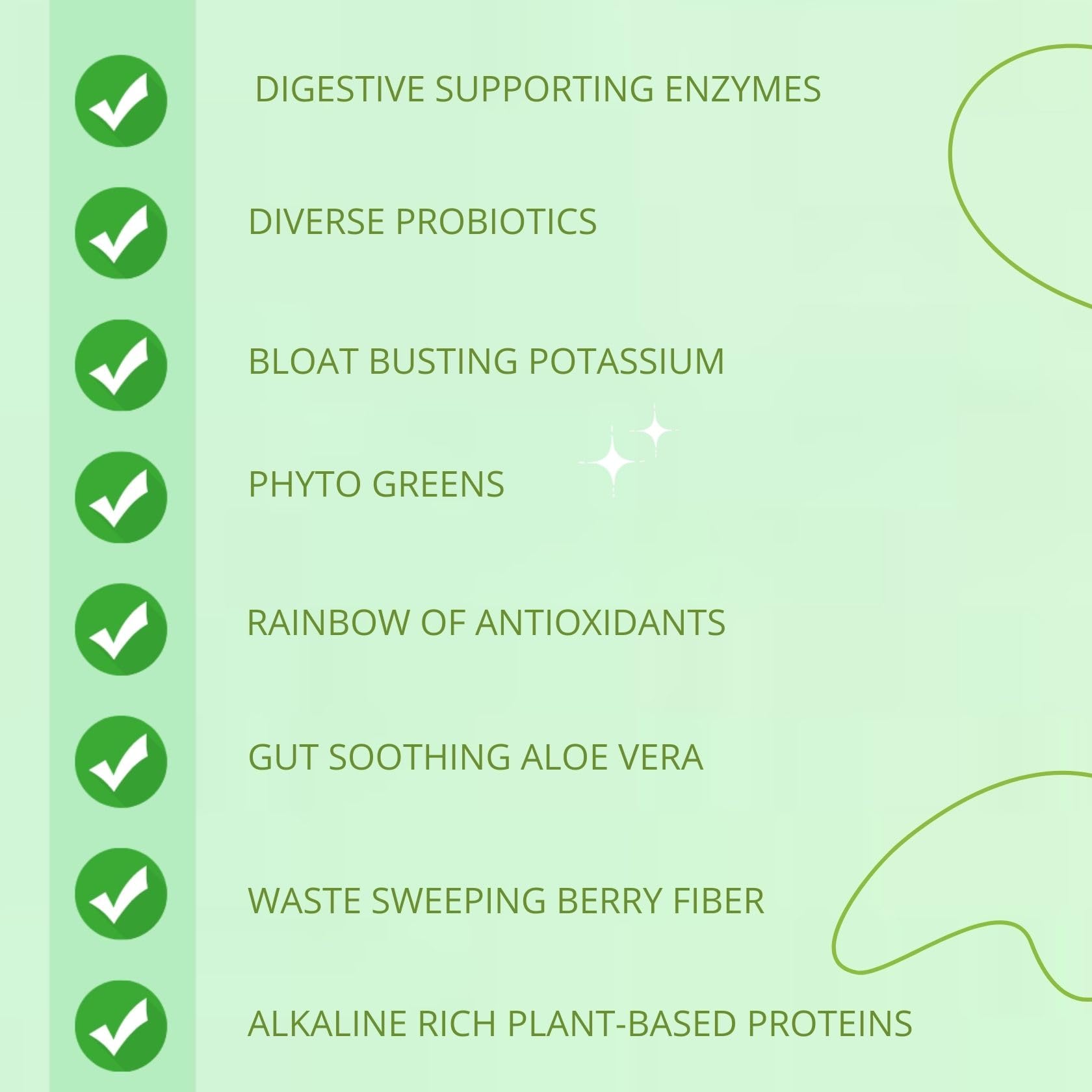 Consult Health Gut-Duction scoop beside tub enables quick, fiber-rich daily mixing.