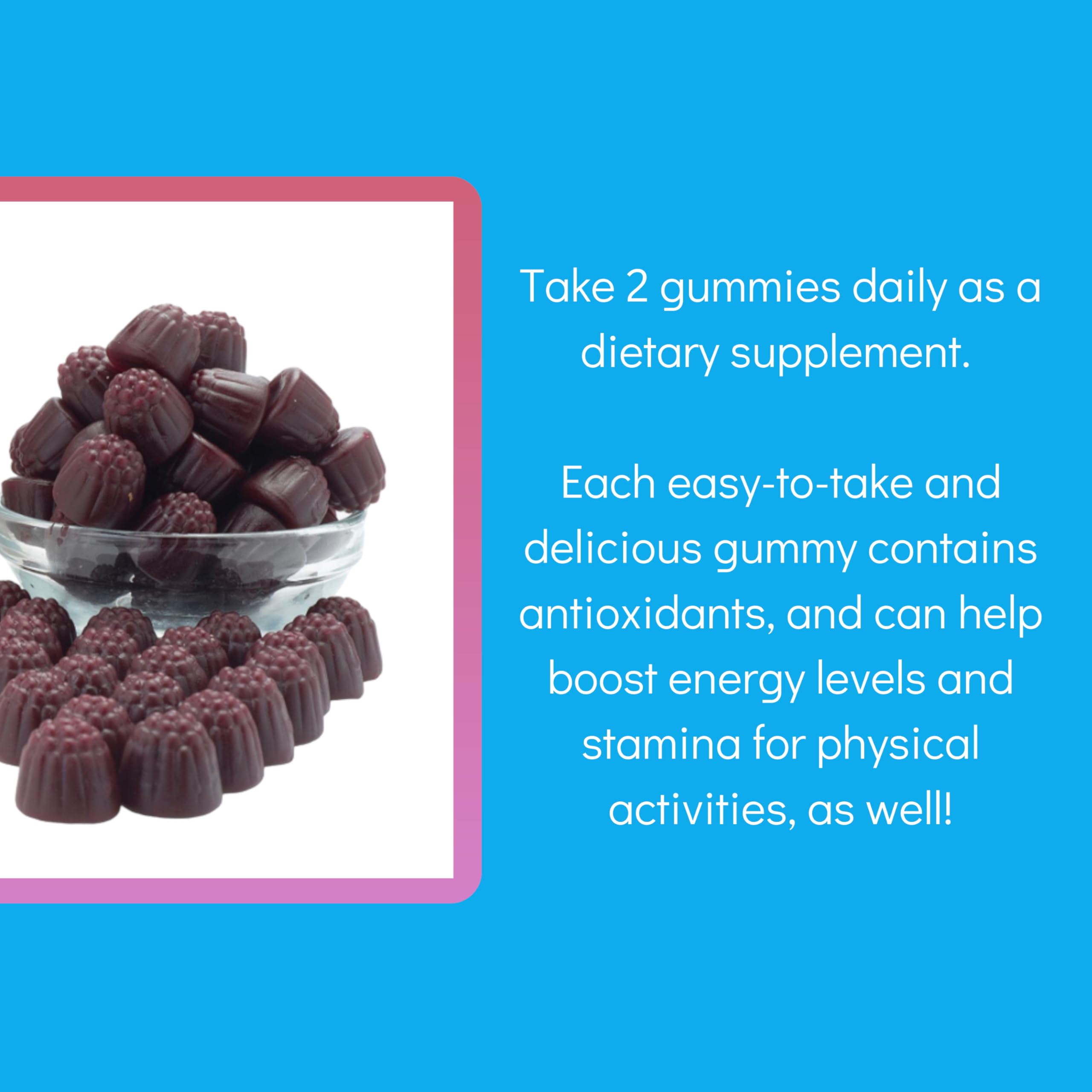 Primo Beets Treats Duo beet root powder visible in each gummy.