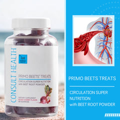 Consult Health Primo Beets Treats Duo two-bottle pack ready for your daily routine.
