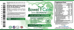 Consumer Health Bowel Calm set on kitchen counter suggests daily routine.