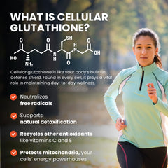 CONTINUAL-G glyteine bottle in lifestyle scene suggesting energy and resilience