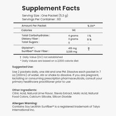 Continual-G sachets in hand for easy daily supplementation and immune support potential.