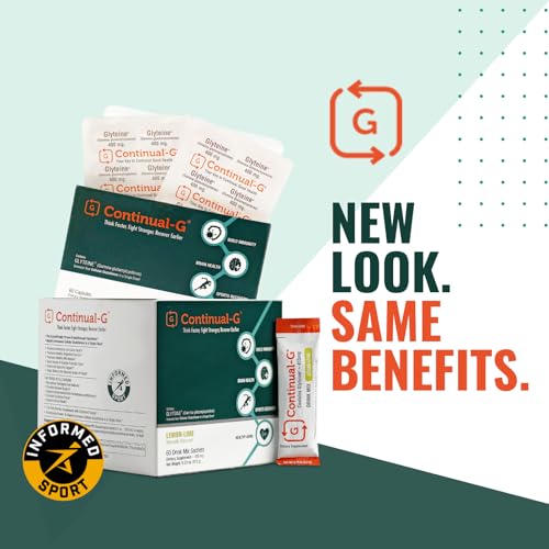 Continual-G sachets pack for on-the-go Glyteine delivery.