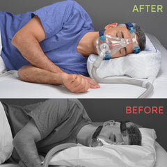 Contour CPAPMax cooling gel layer detail highlights temperature control