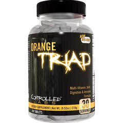 Controlled Labs Orange Triad bottle highlights joint and immune support features.