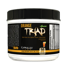 Controlled Labs Orange Triad Plus Greens bottle front view for overall health support.