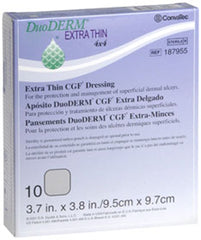 ConvaTec Duoderm CGF extra thin dressing 4x4 provides discreet protection and easy cleaning