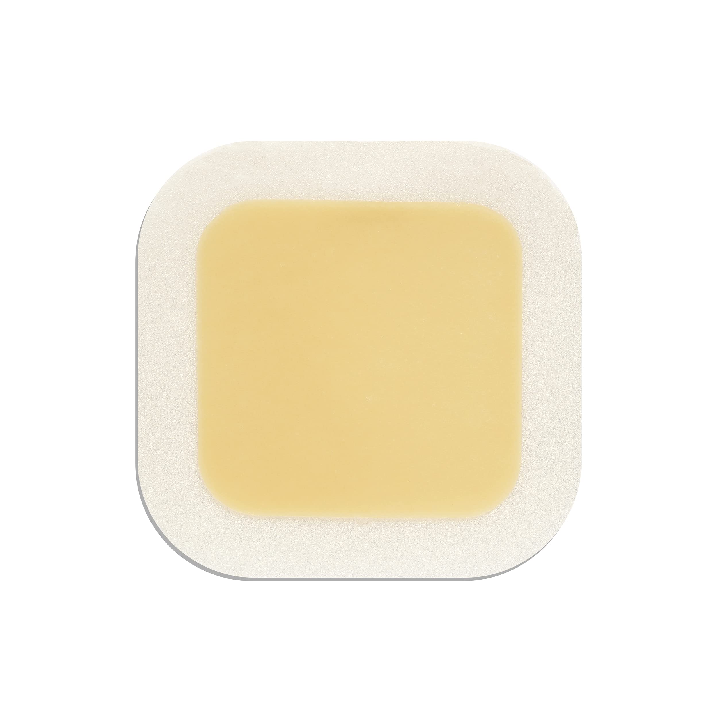 ConvaTec DuoDERM Control 4x4 square dressing provides wide border coverage
