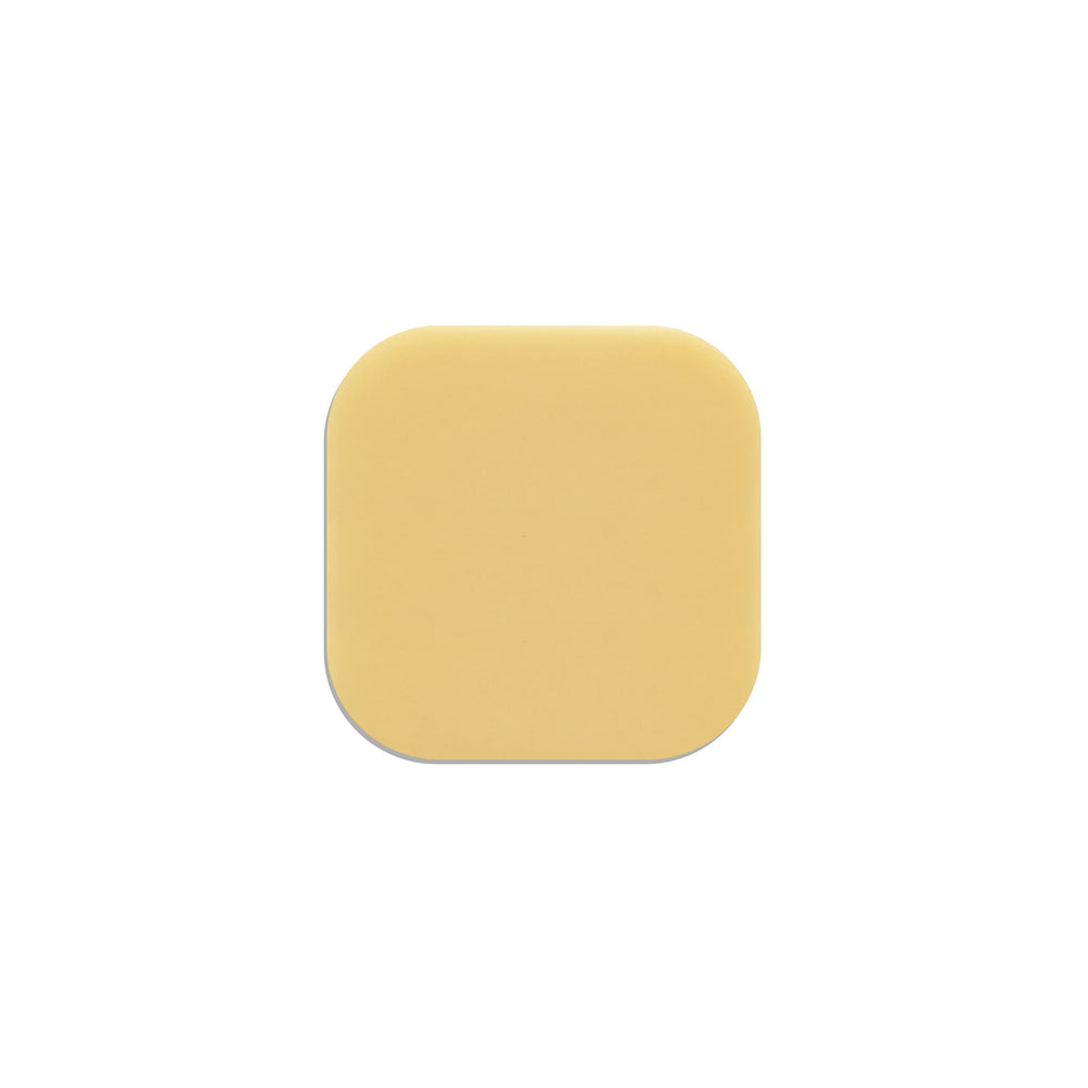 ConvaTec DuoDERM Control Gel 4x4 dressing application/removal demonstrates gentle handling.